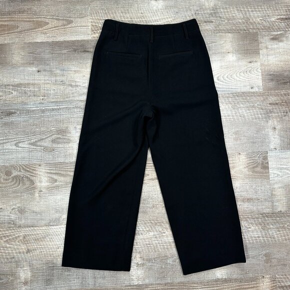 Vince. High Rise Cropped Polyester Pants Black Size 4 - Picture 6 of 10